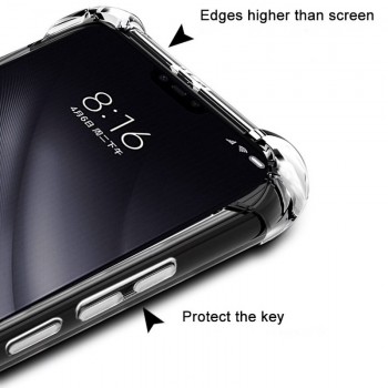 Silikoninis-Anti shock 1 mm. storio dėklas (MI 8 LITE) Silikoninis-Anti shock 1 mm. storio dėklas (MI 8 LITE)